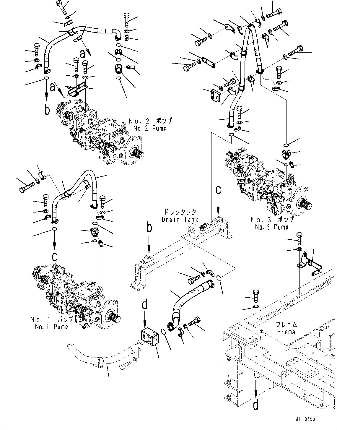Фланец 2A2-62-25451 KOMATSU