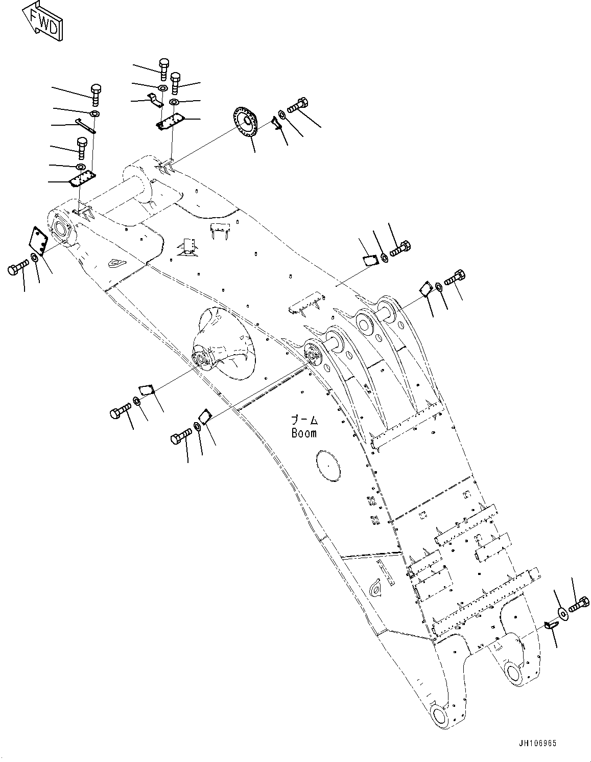 Крышка 2A2-70-21772 KOMATSU