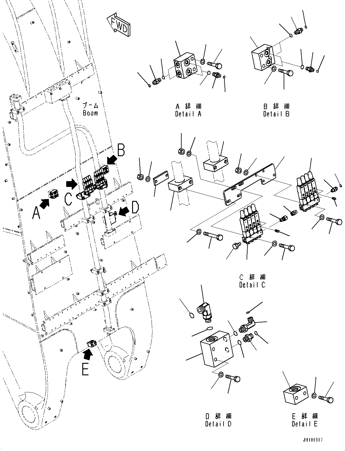 Блок 2A2-70-21430 KOMATSU