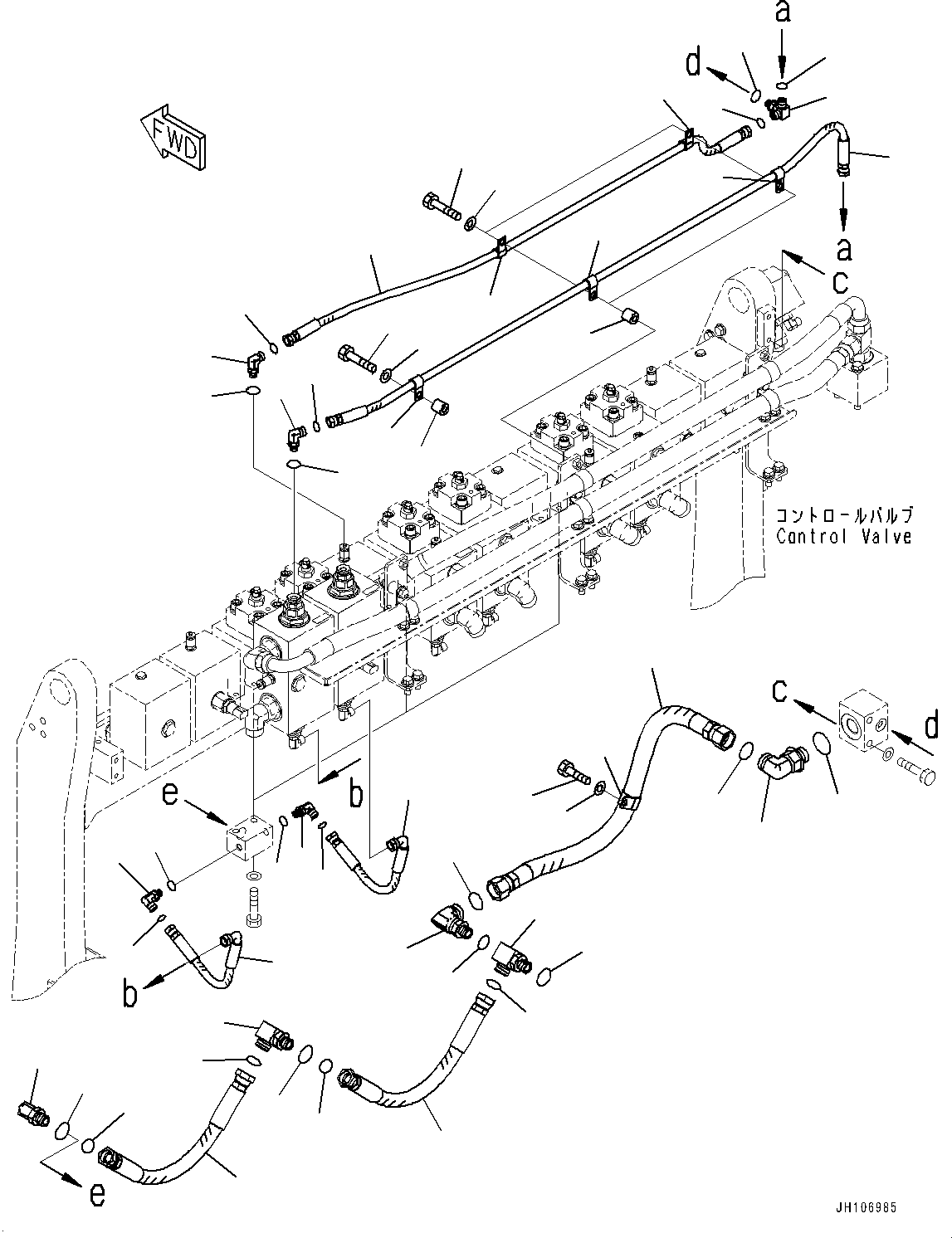 Шланг 2A2-62-25890 KOMATSU