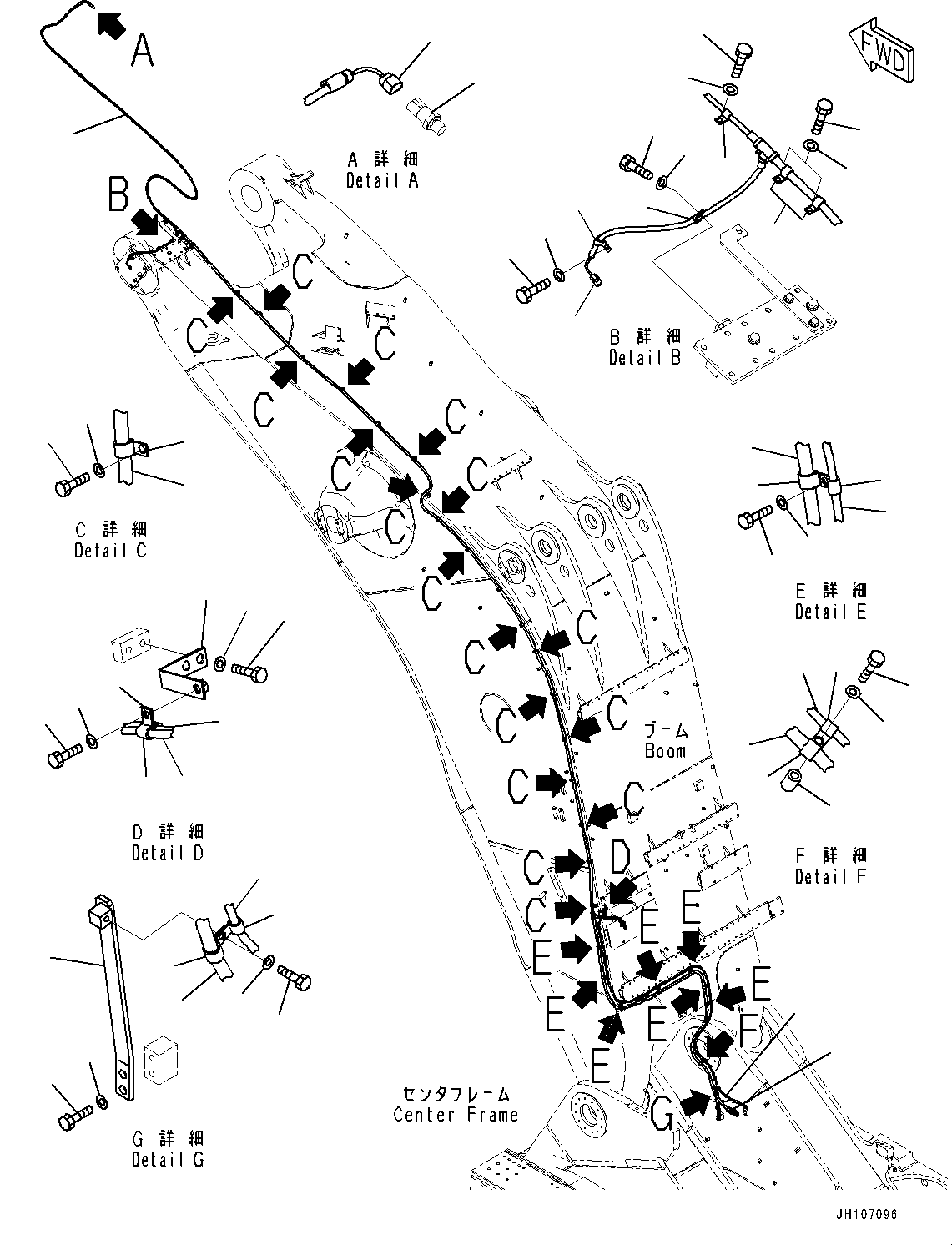 Жгут проводов 2A2-06-21291 KOMATSU