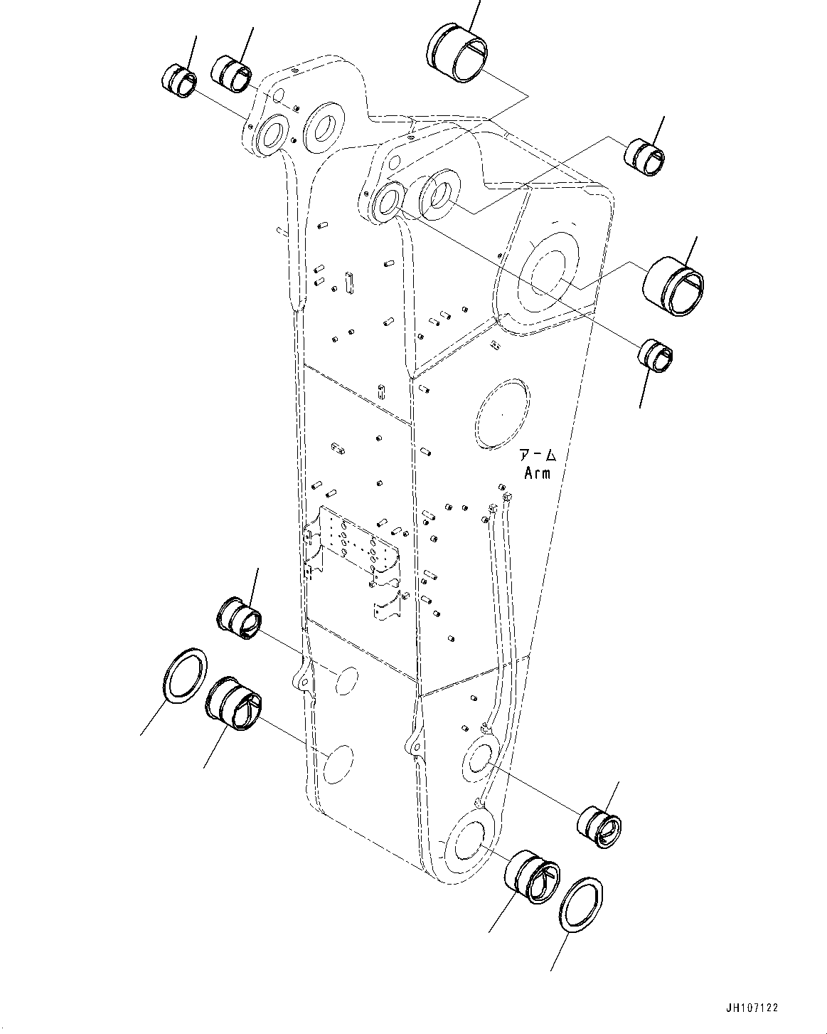 Кольцо DM911-855-40 KOMATSU