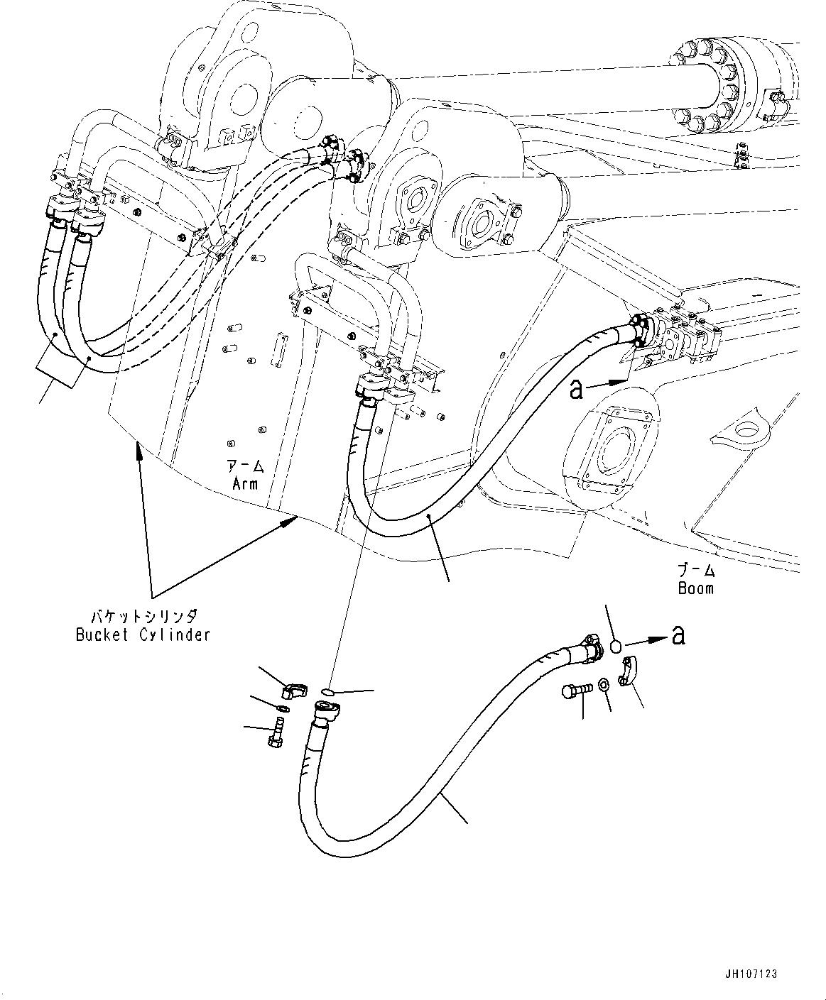 Шланг фланцевого типа 07085-C2026 KOMATSU