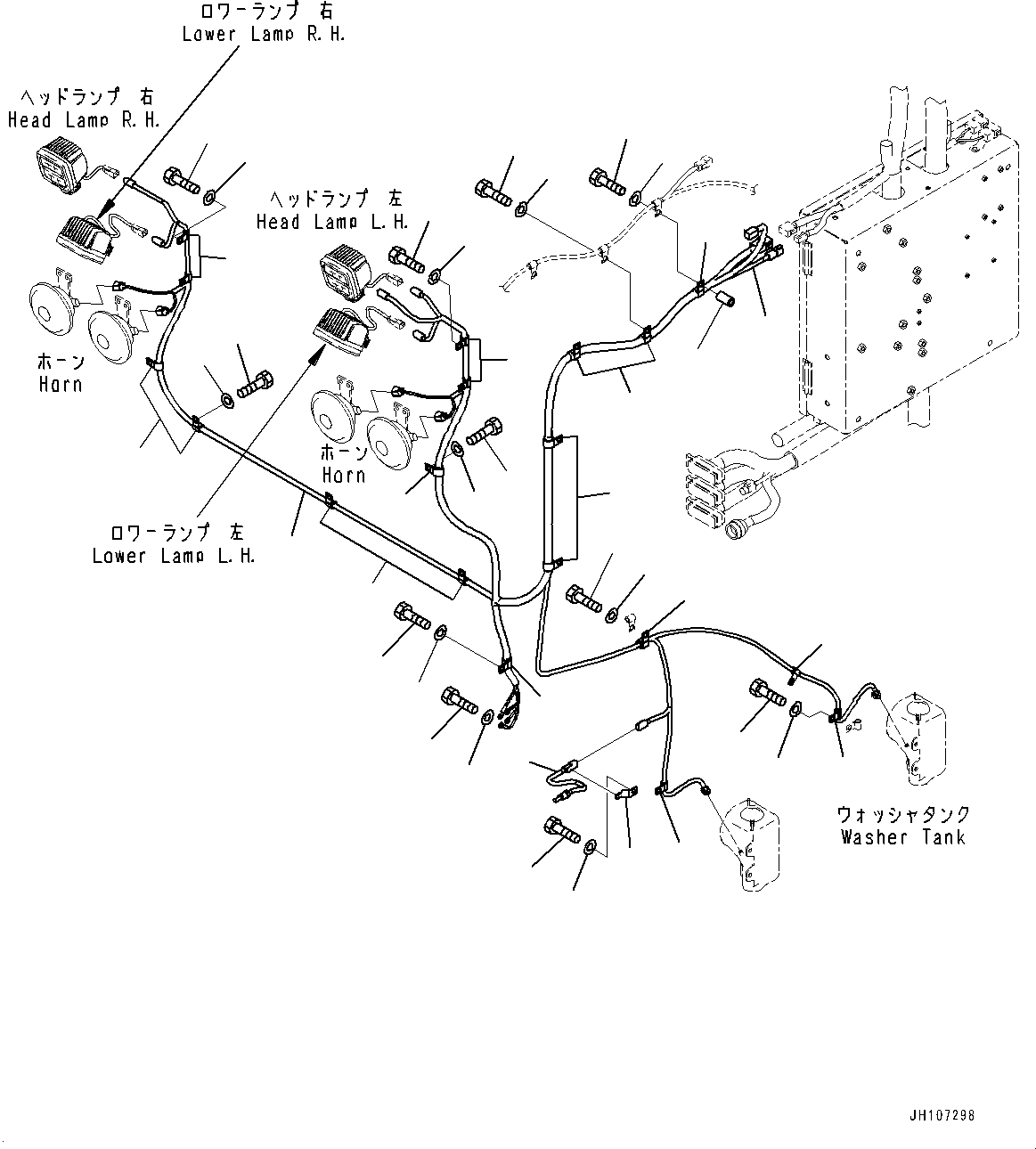 Жгут проводов 21T-06-45180 KOMATSU