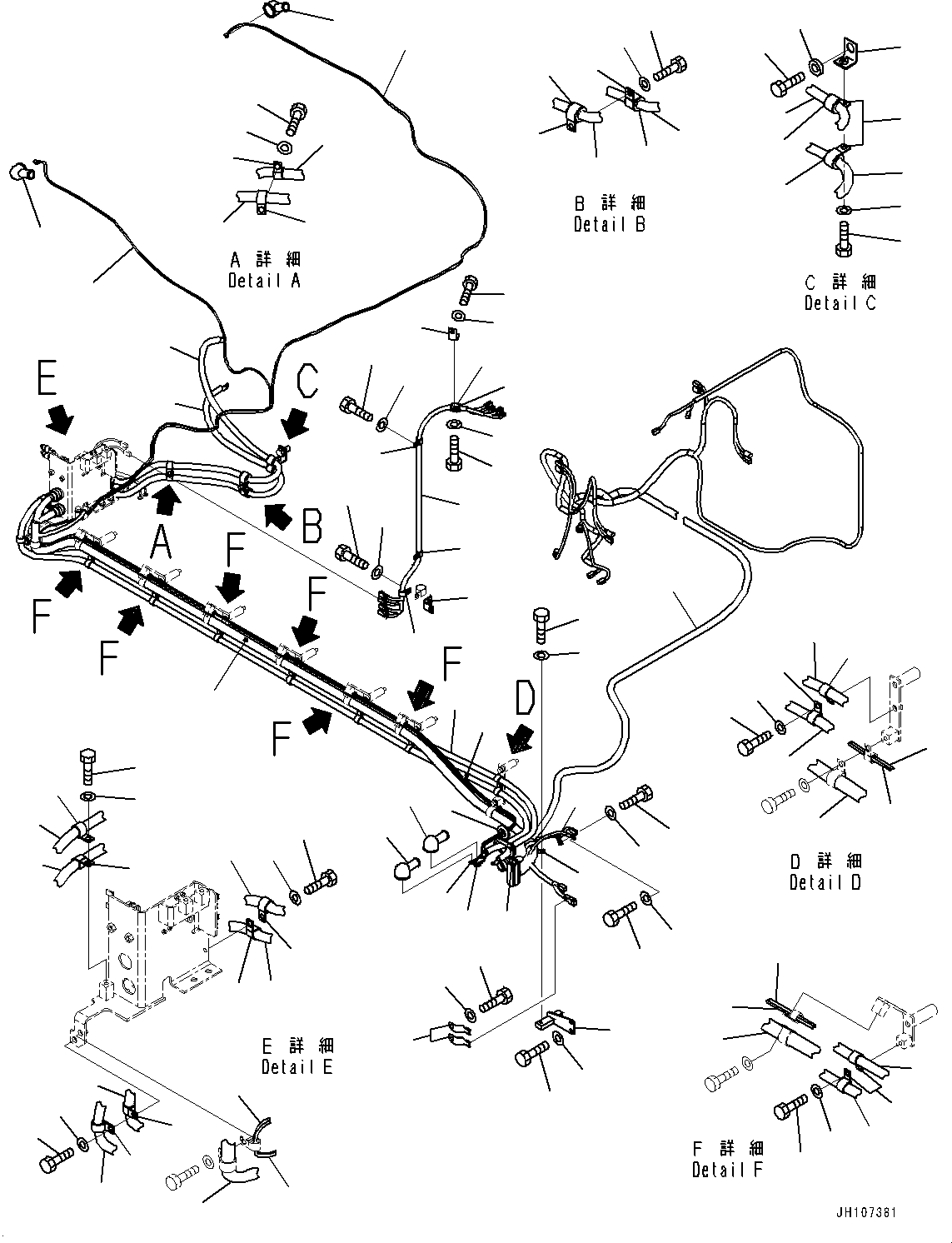 Провод 6266-82-8530 KOMATSU