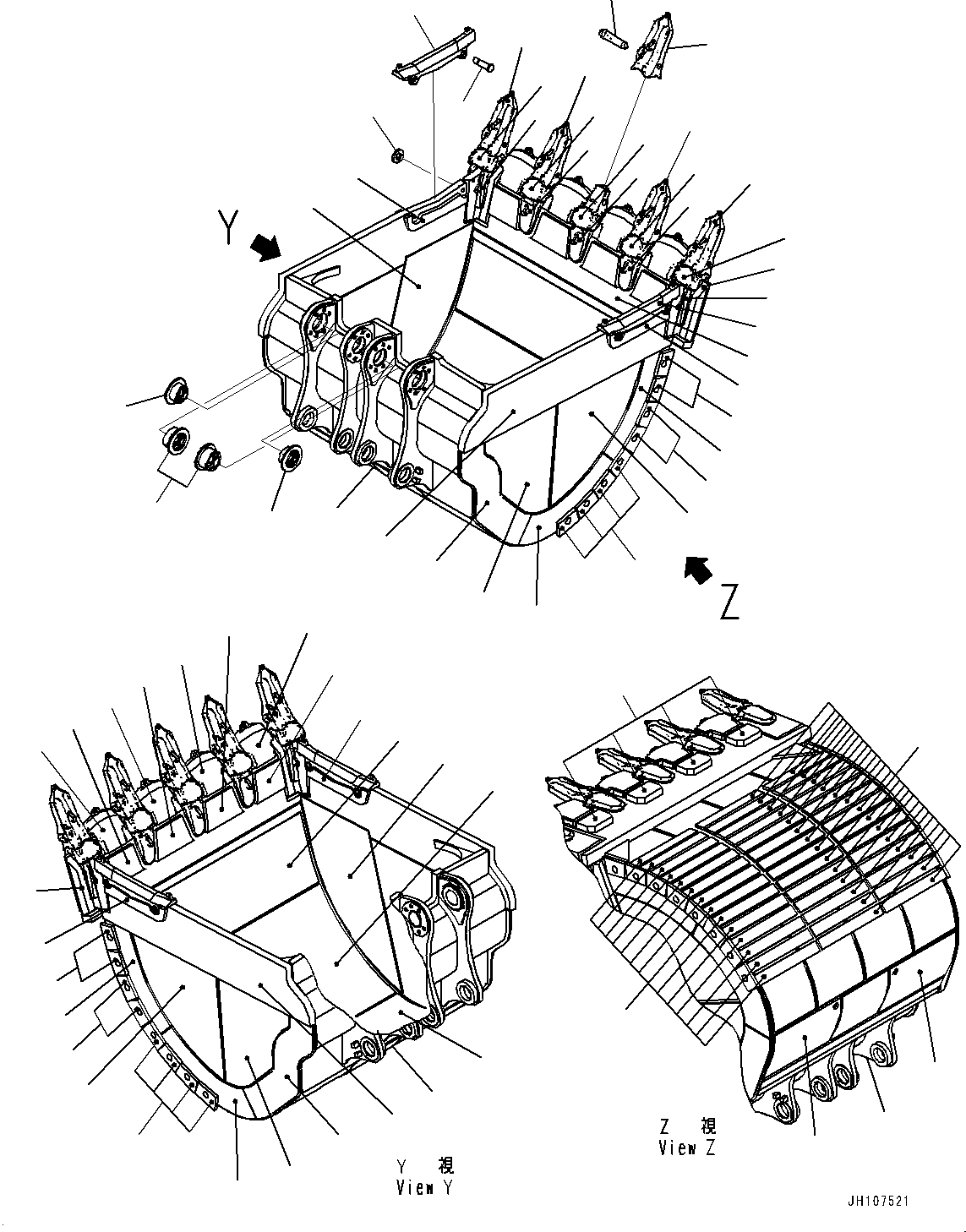 Пластина сварная 21T-70-41D10 KOMATSU