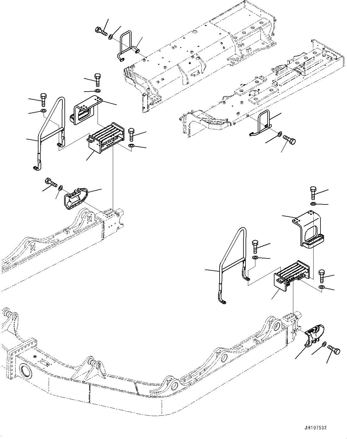Подножка 17A-70-21261 KOMATSU