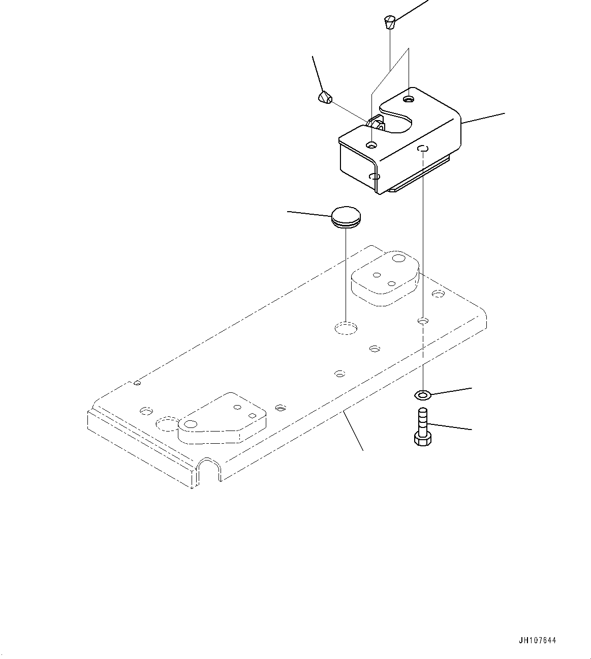 Cover(Side Cover L.H.,Door) (2A5-54-26420) KOMATSU