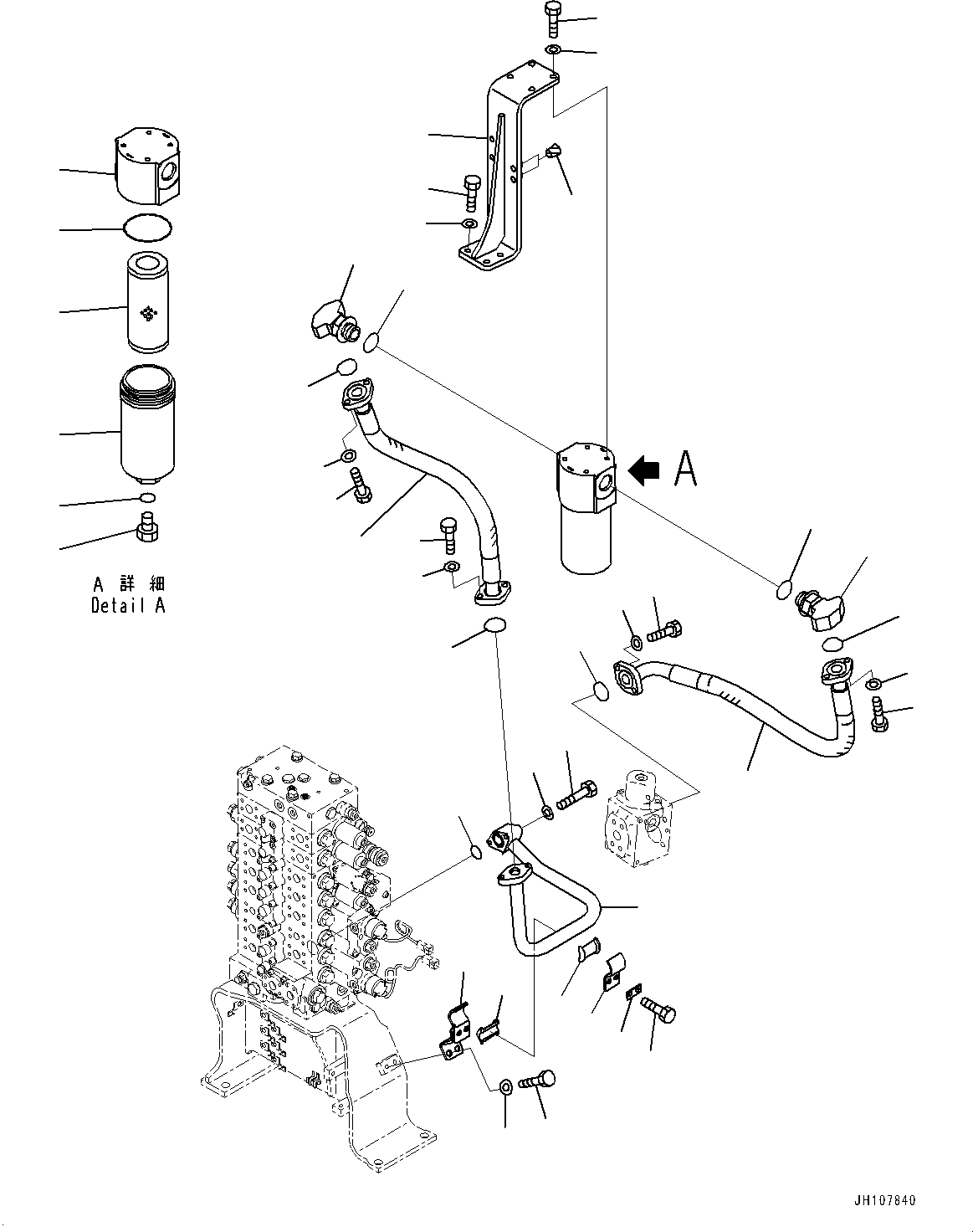 Кронштейн 2A6-62-22261 KOMATSU
