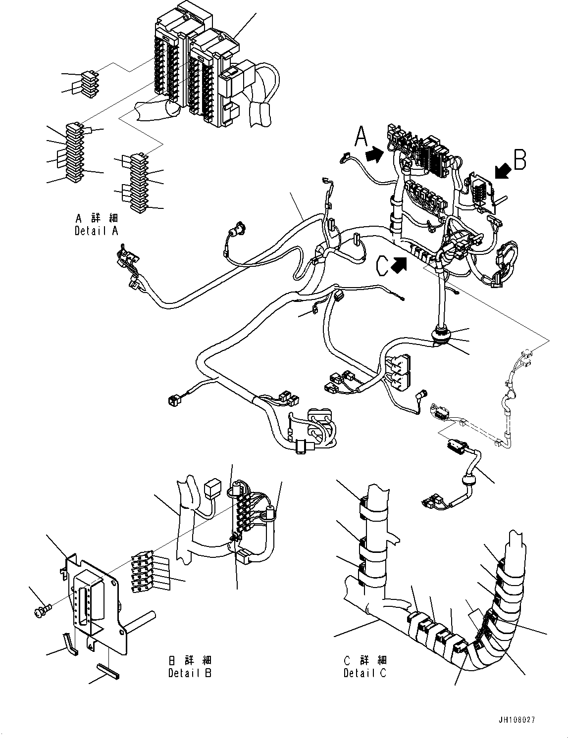 Жгут проводов 21N-06-57121 KOMATSU