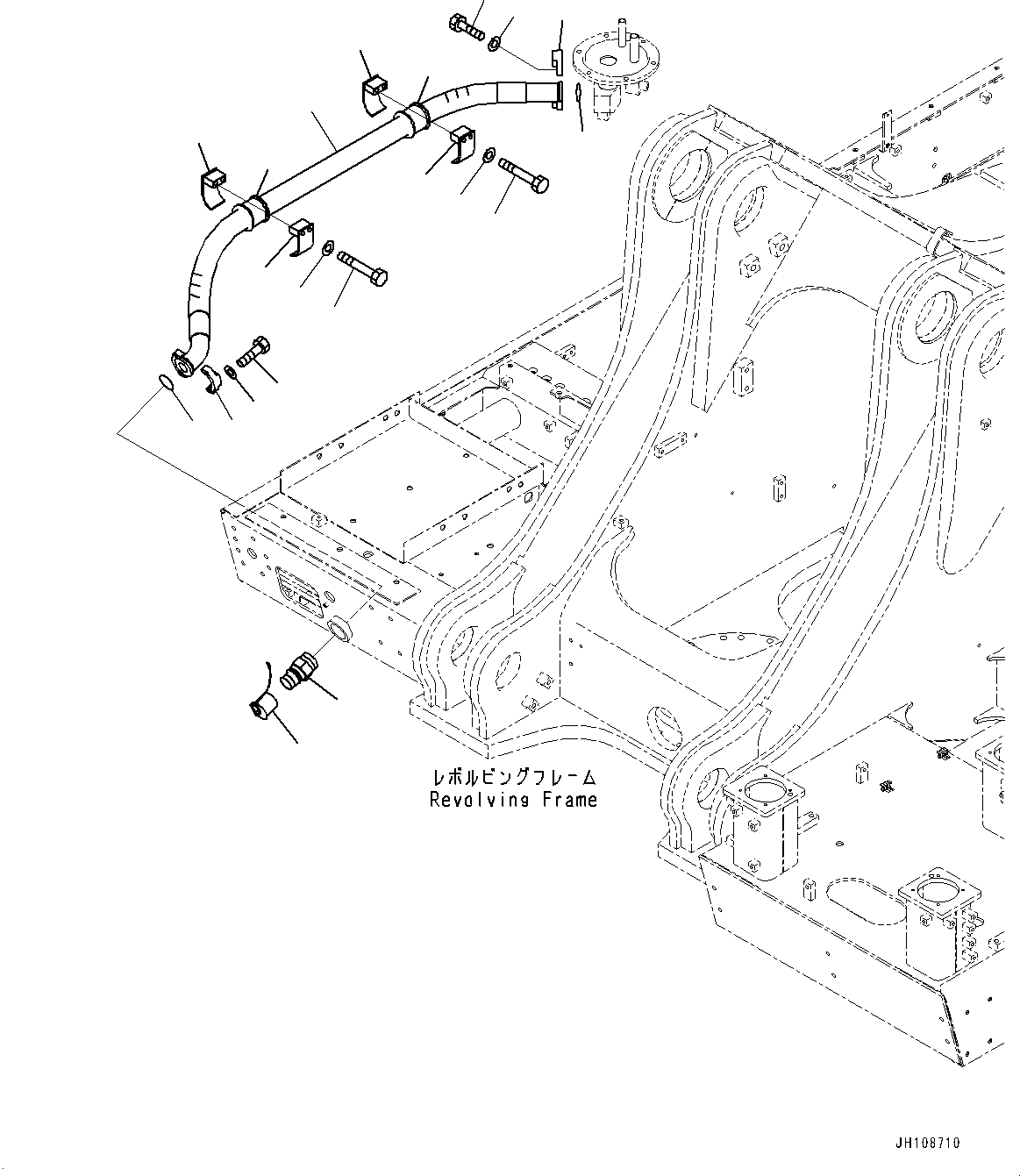 Шланг 07278-02020 KOMATSU