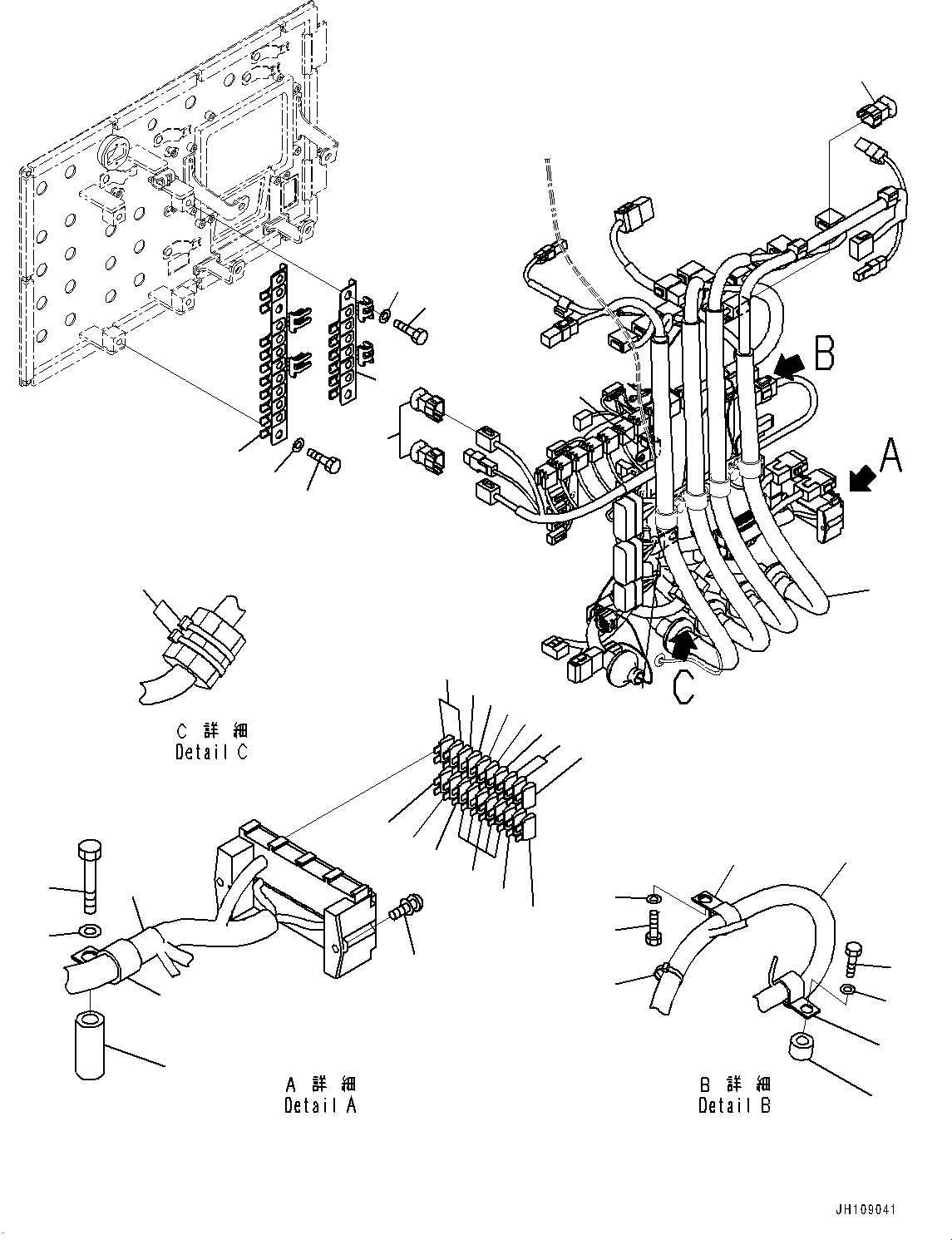 Жгут проводов 8240-06-7121 KOMATSU