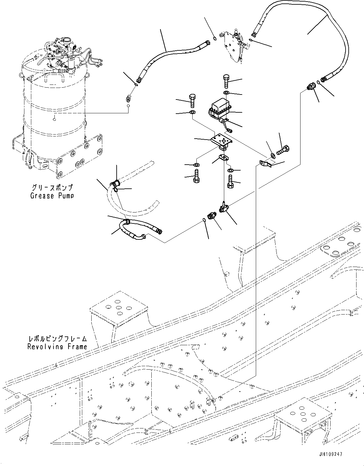 Hose(Cooling System,Lower Piping) (07261-22612) KOMATSU