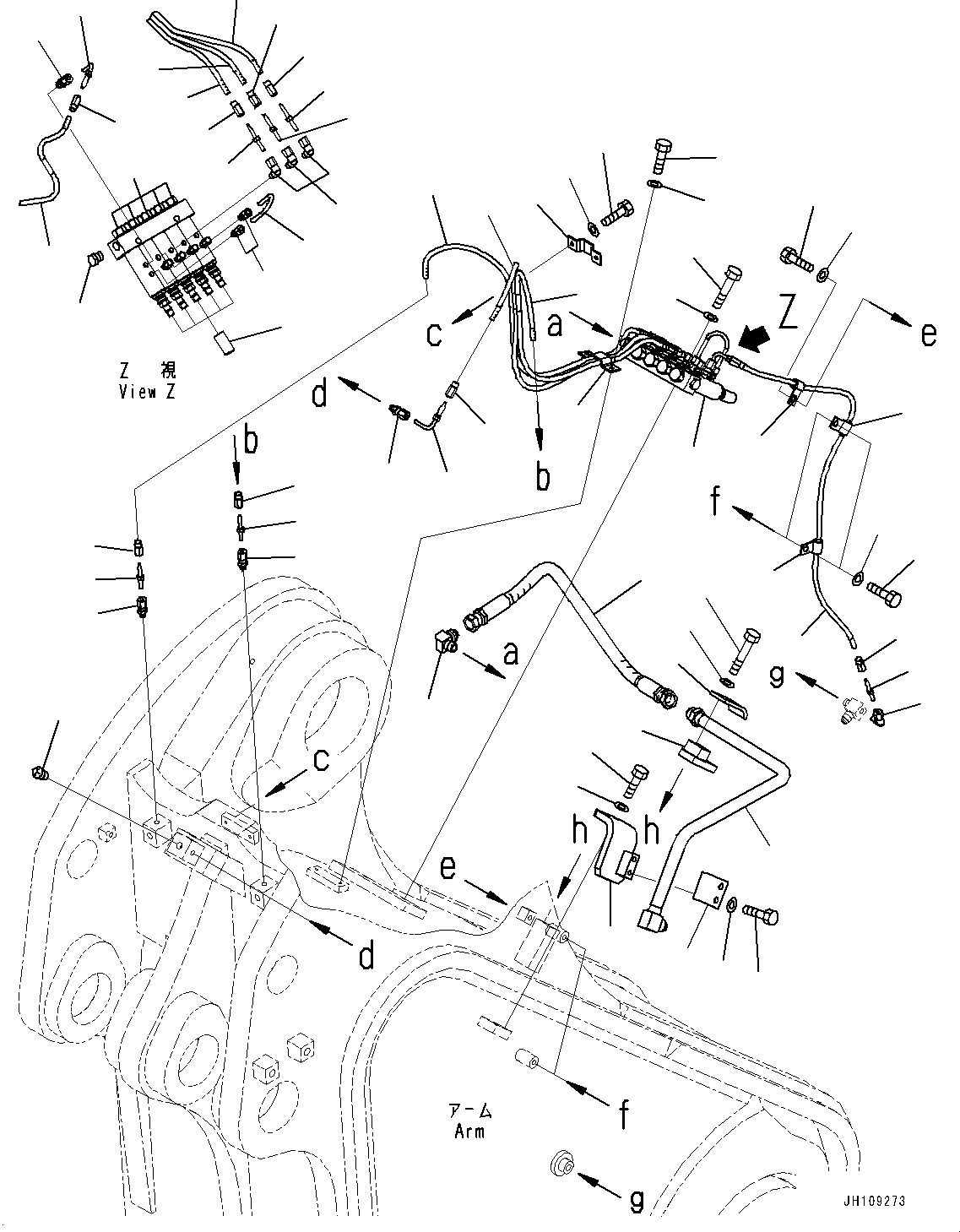 Форсунка в сборе 21N-68-52440 KOMATSU