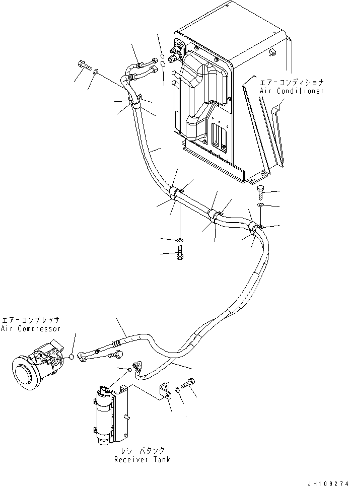Шланг 154-911-7442 KOMATSU