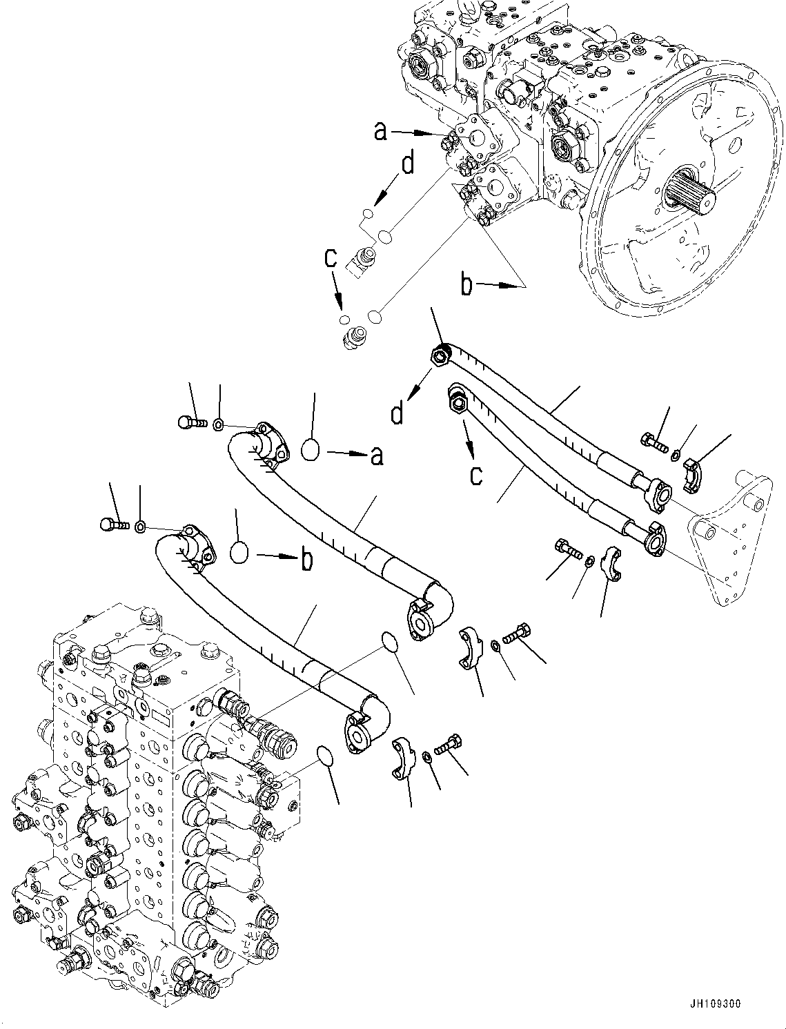Шланг 20Y-62-61630 KOMATSU