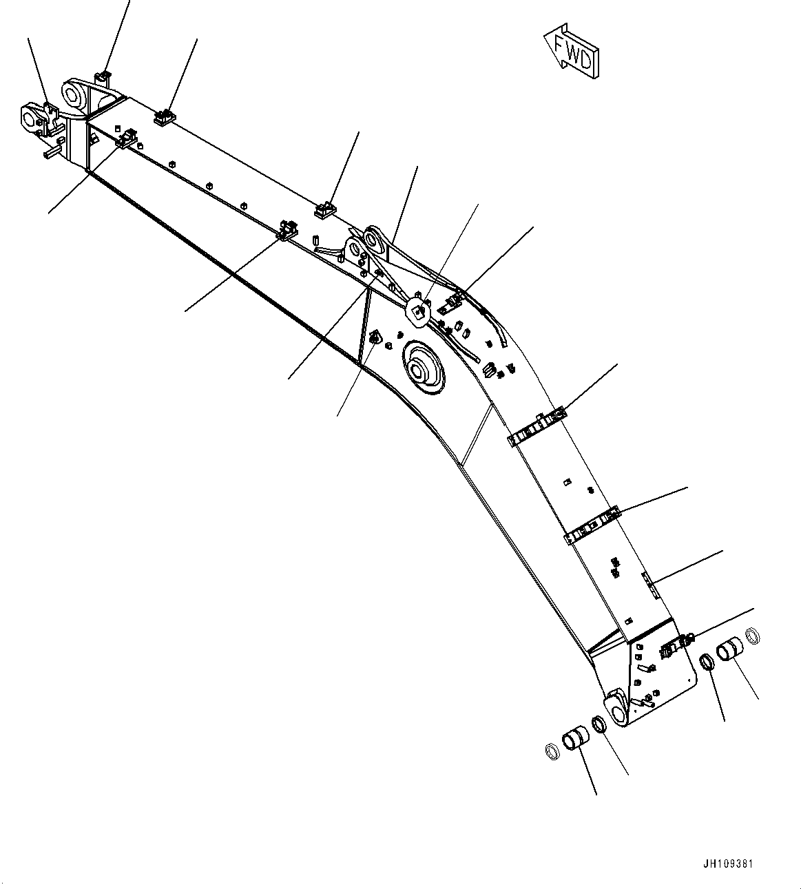 Стрела 2A5-70-26720 KOMATSU