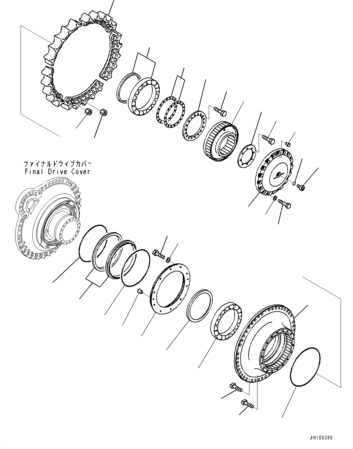 Teeth 198-27-42380 KOMATSU