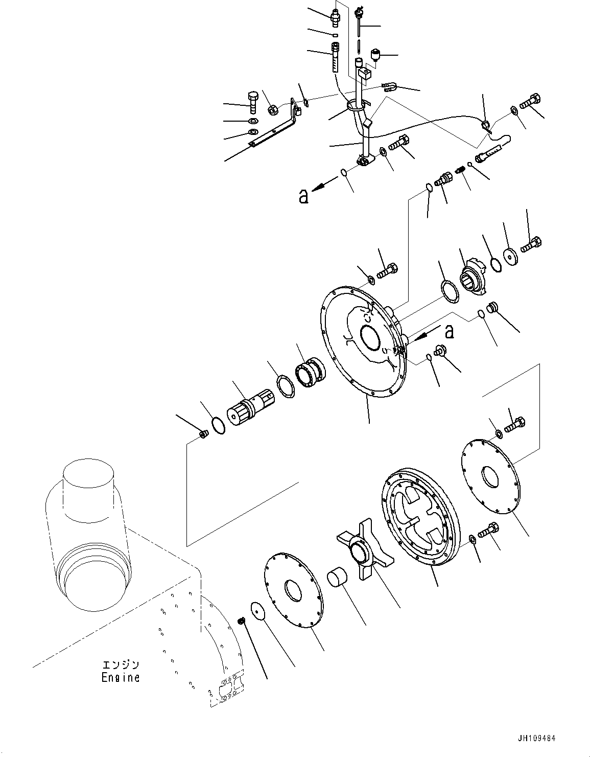 Шланг с торцевым уплотнением 02762-103A7 KOMATSU