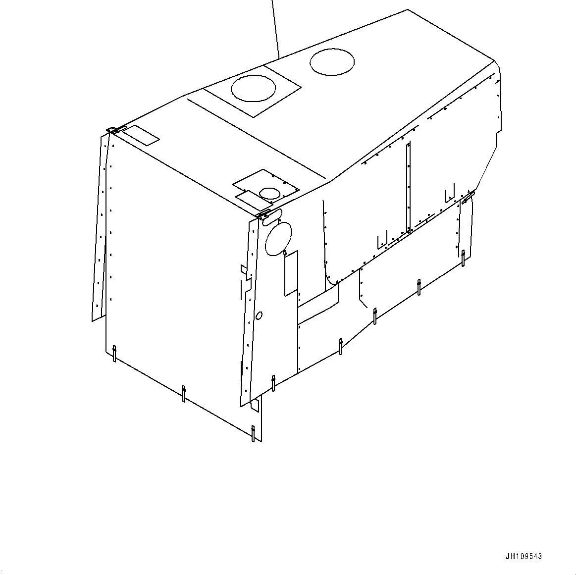 Лист 17M-01-59710 KOMATSU