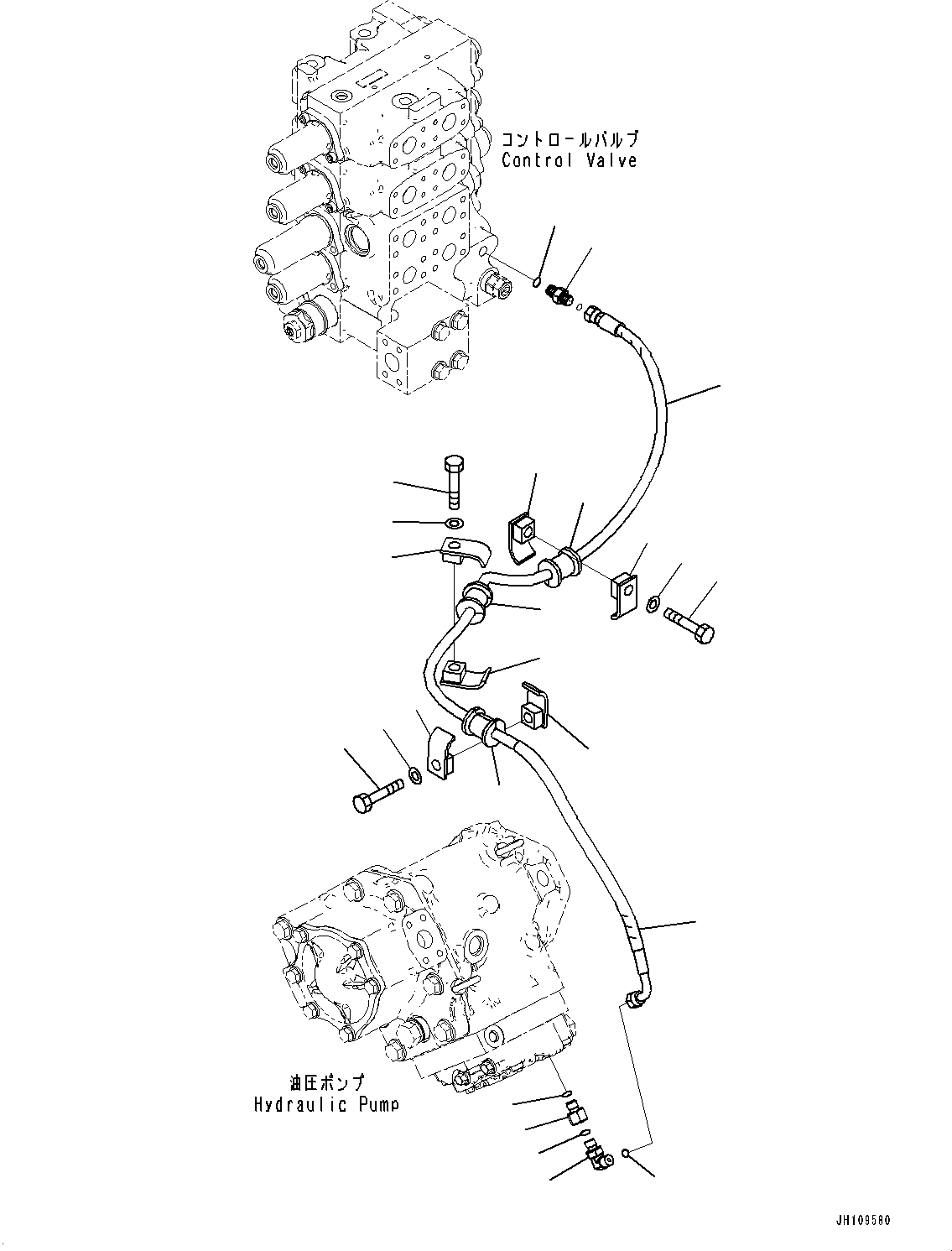 Шланг 17M-61-52811 KOMATSU