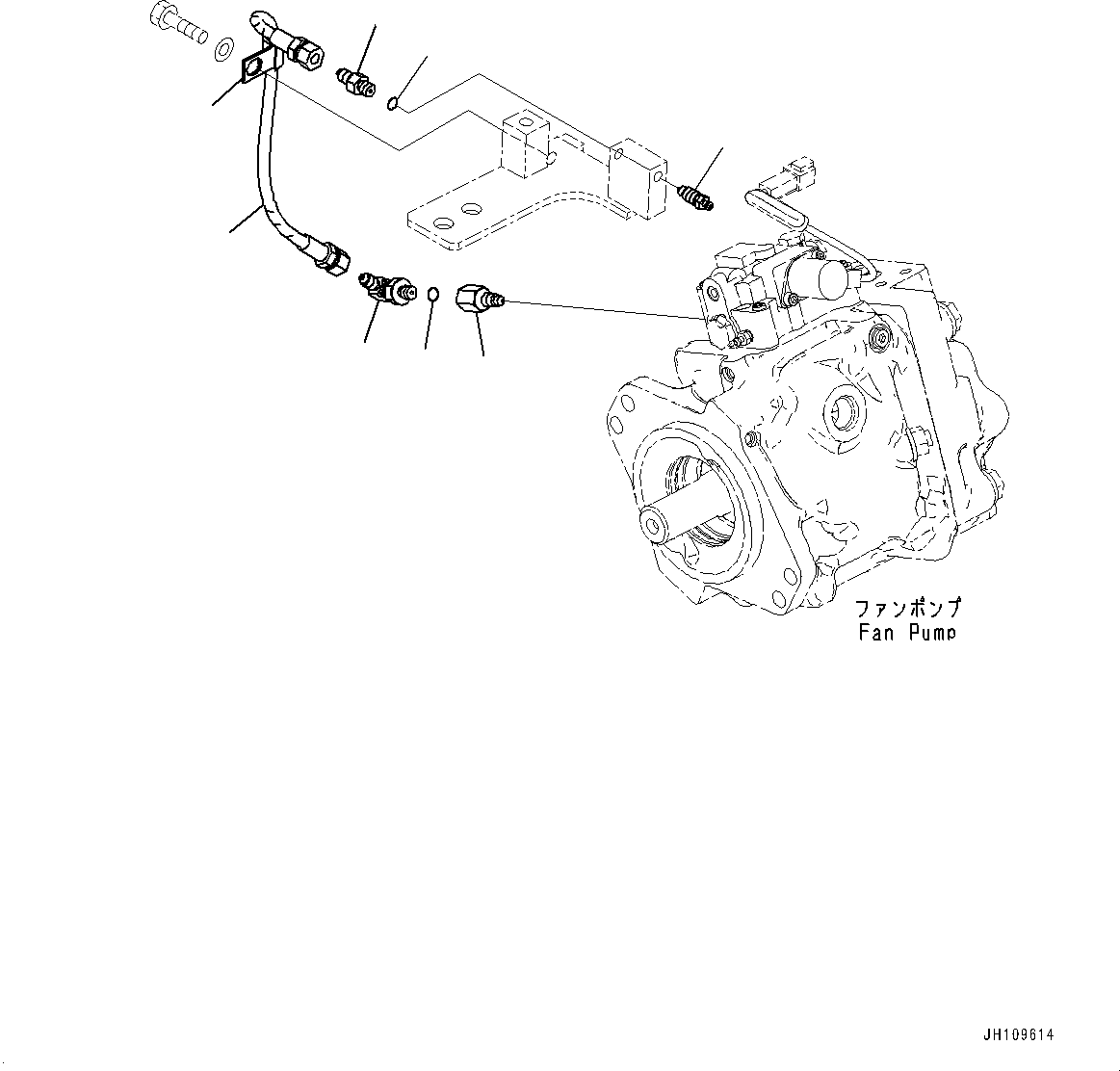 Ниппель 17M-03-57810 KOMATSU