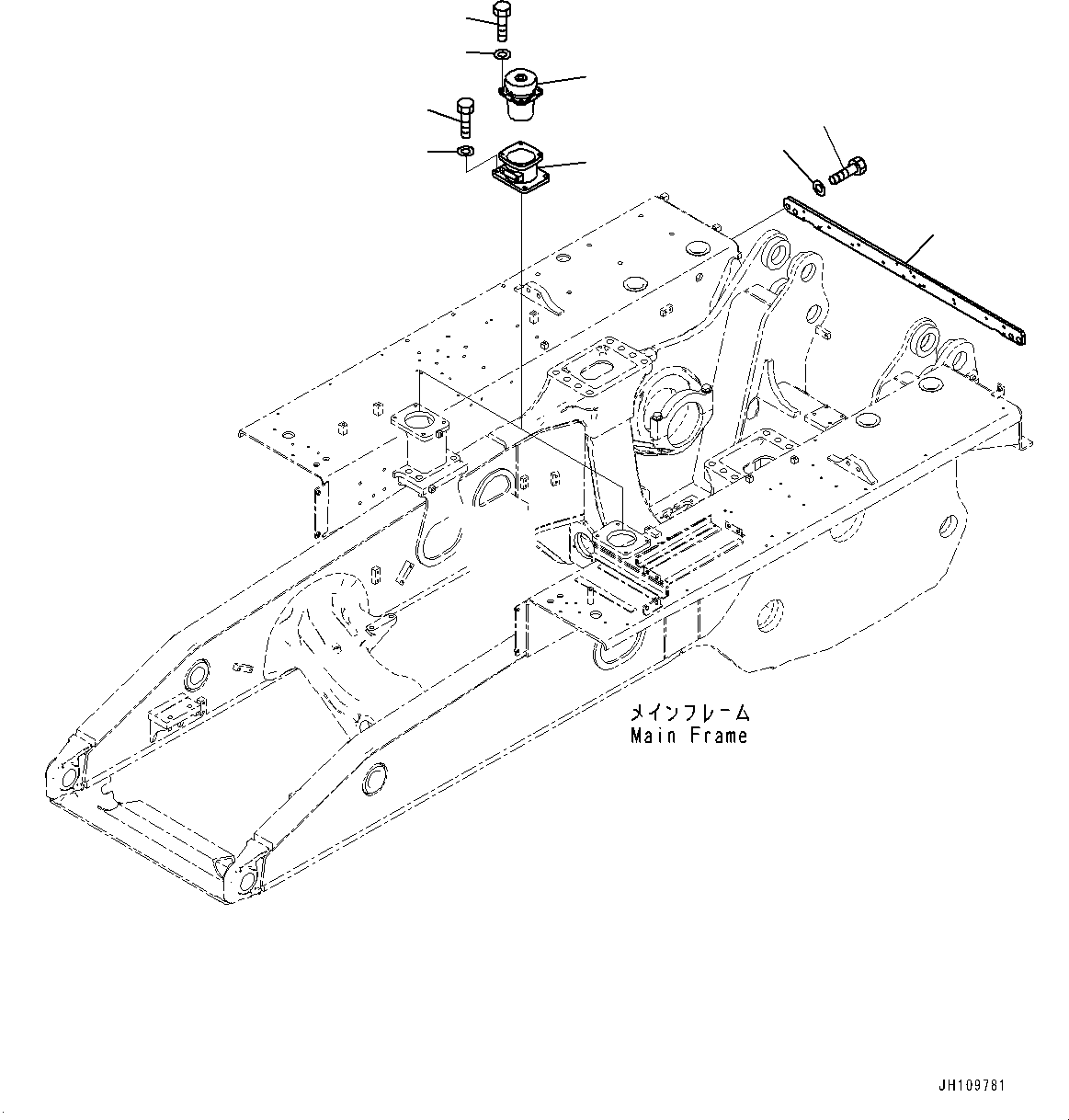 Пластина 17M-54-58760 KOMATSU