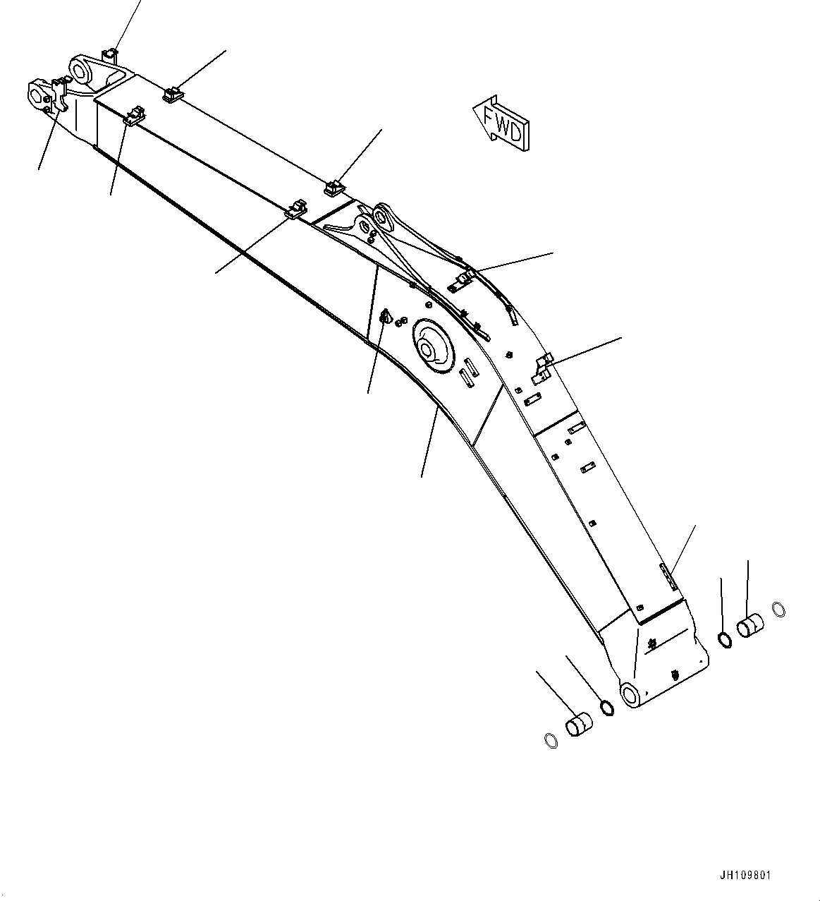 Boom Assembly 22U-70-00590 KOMATSU