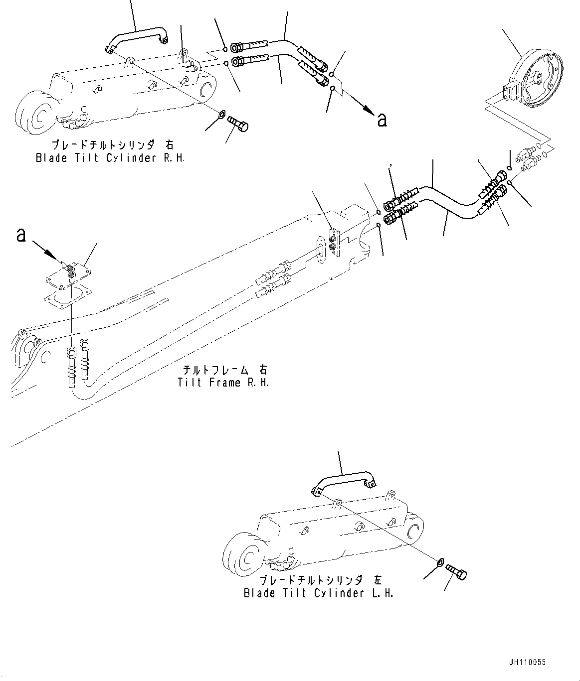 Шланг 17M-61-49791 KOMATSU