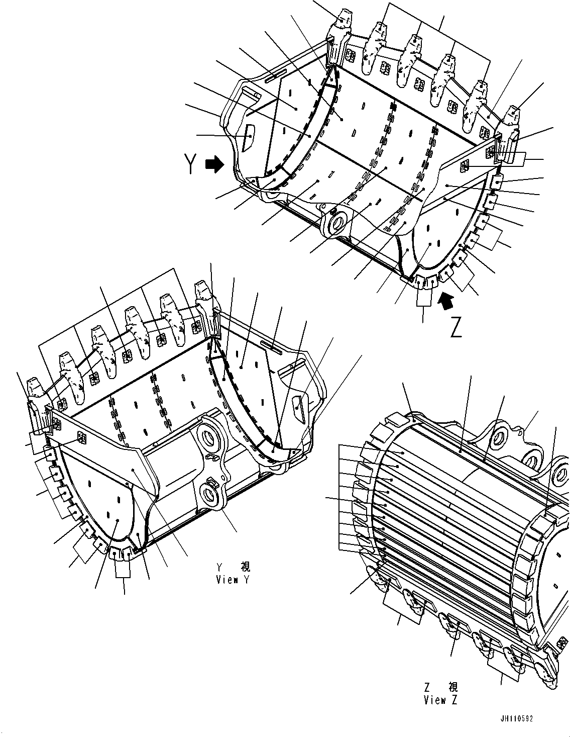 Ковш 775-939-U420 KOMATSU