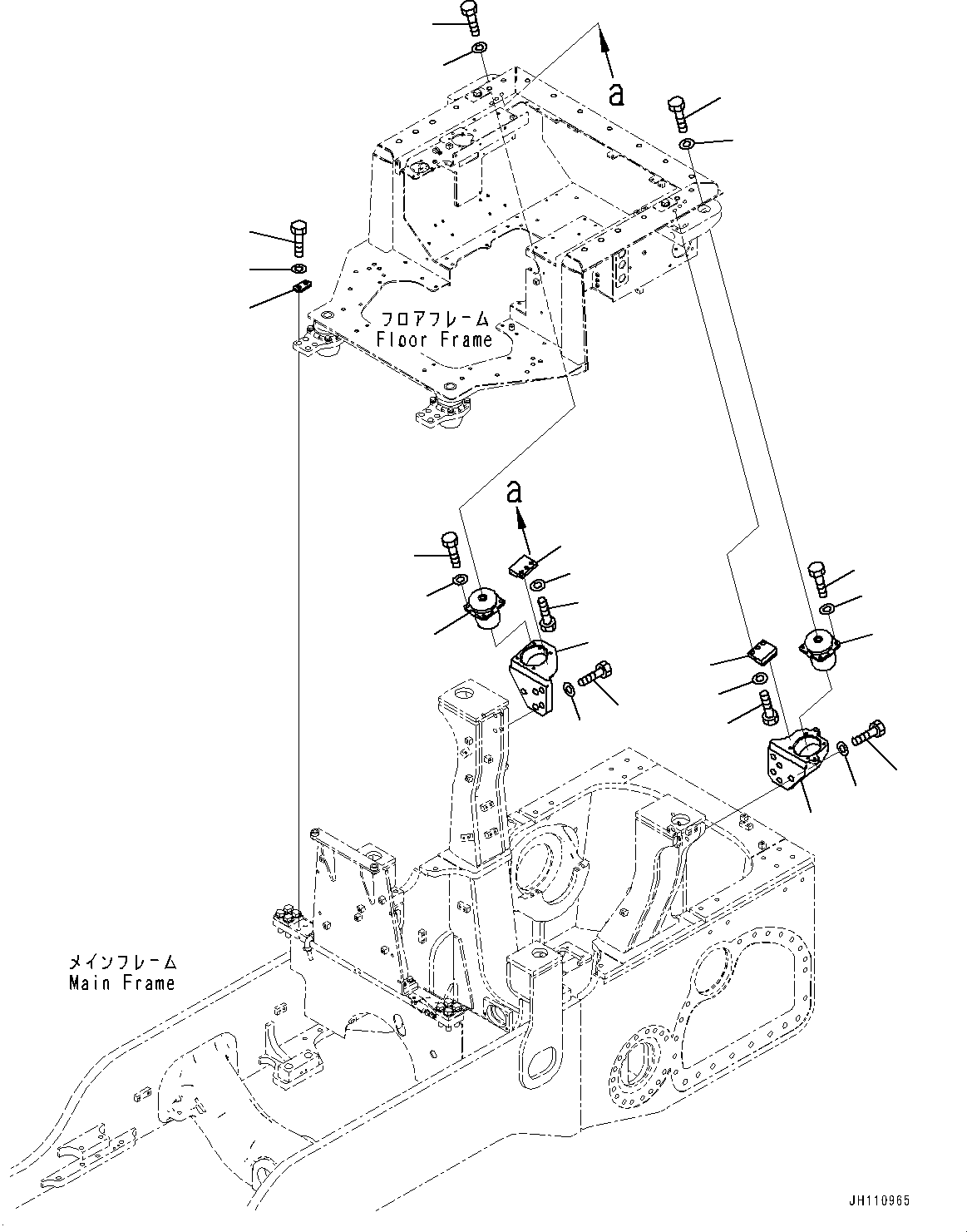 Накладка 17A-54-57490 KOMATSU