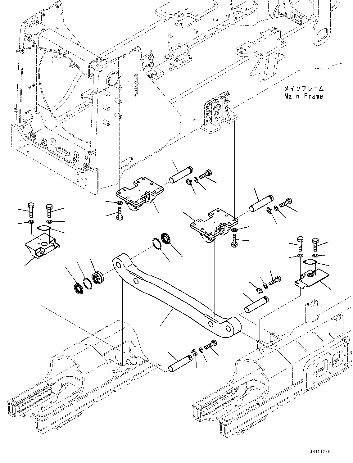 Замок 17A-50-62250 KOMATSU