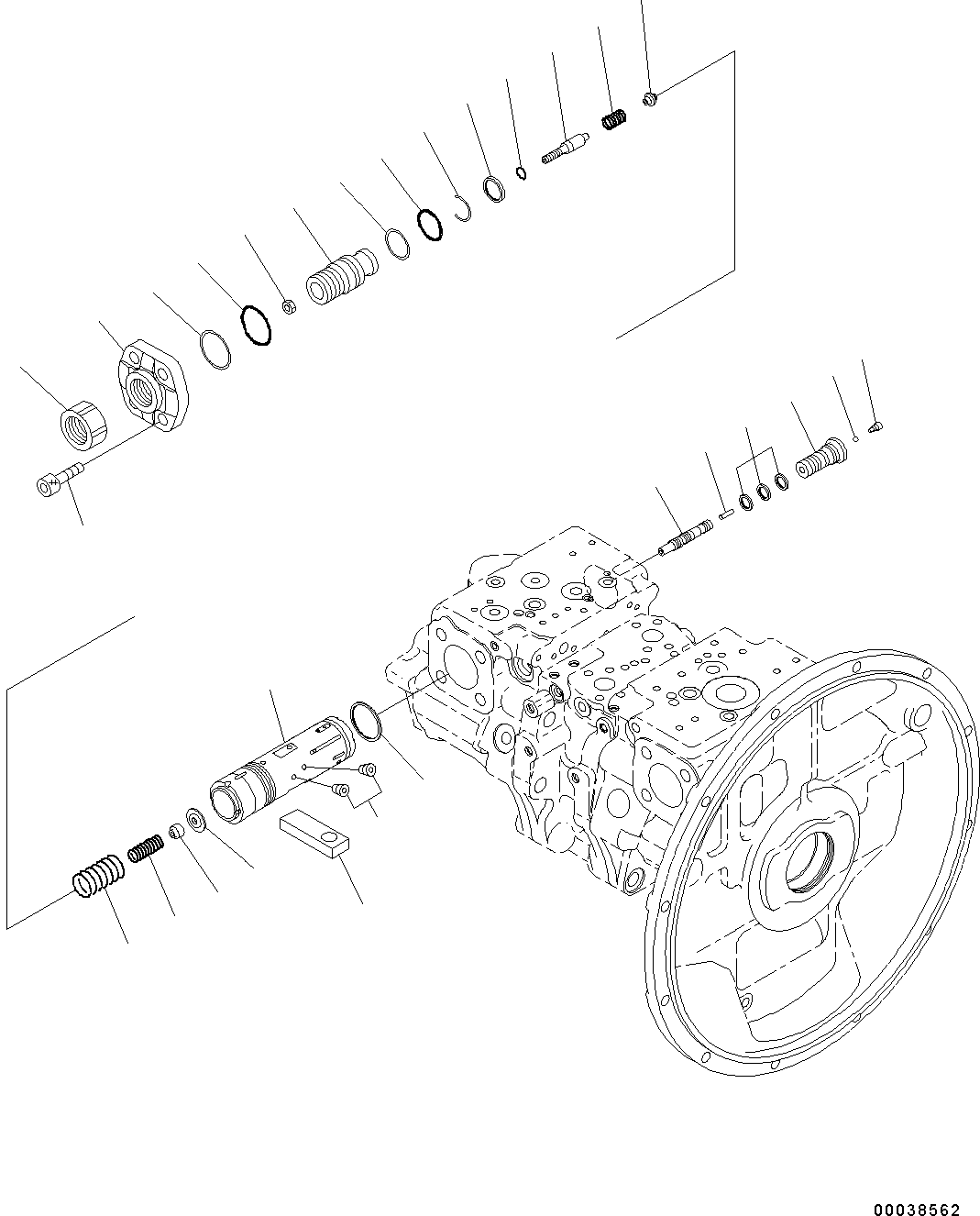 Болт с внутренним шестигранником 01252-91650 KOMATSU