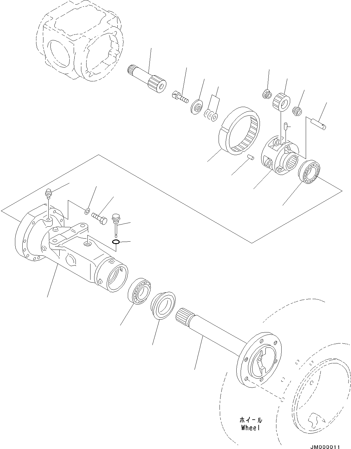 HOUSING,L.H. 363-23-33210 KOMATSU