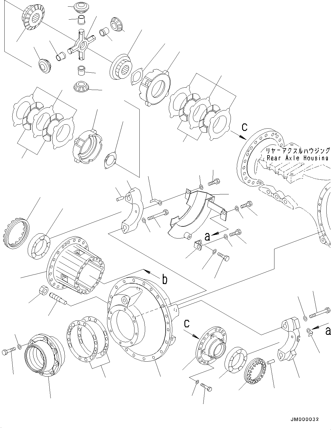 Carrier and Cap Assembly 56D-22-11103 KOMATSU