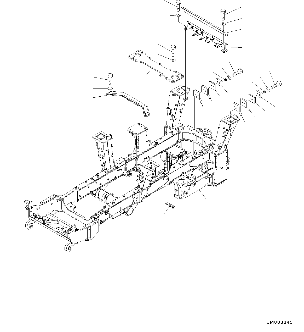 Frame, Front 56E-46-29301 KOMATSU