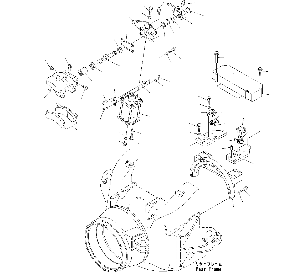 Parking Brake Assembly 56D-34-11104 KOMATSU