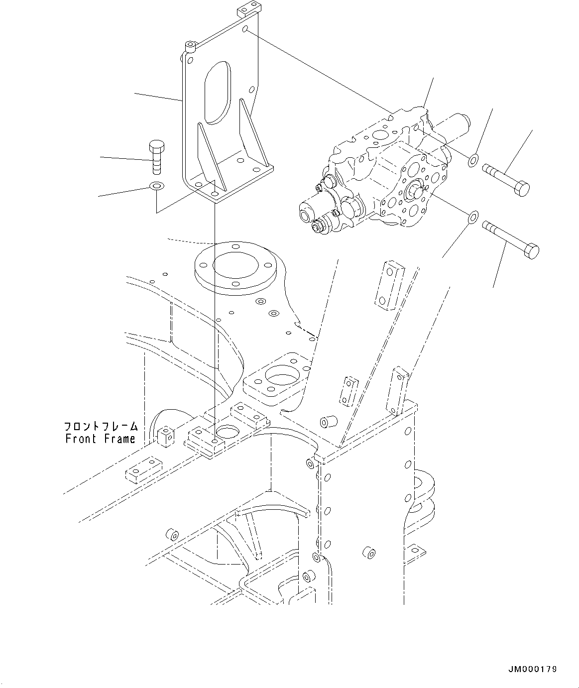 Body(Hydraulic Oil Piping,Hoist Valve) (700-91-11930) KOMATSU