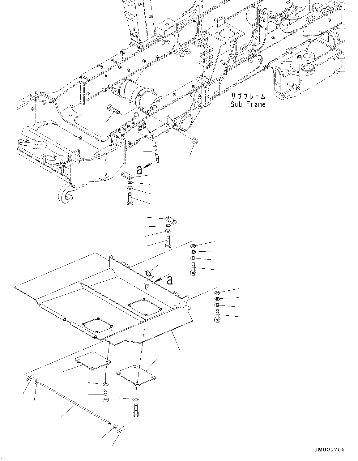 Крышка 56E-54-27520 KOMATSU