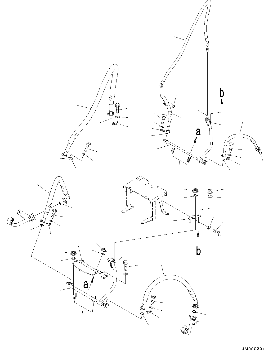 Шланг фланцевого типа 07089-405A7 KOMATSU