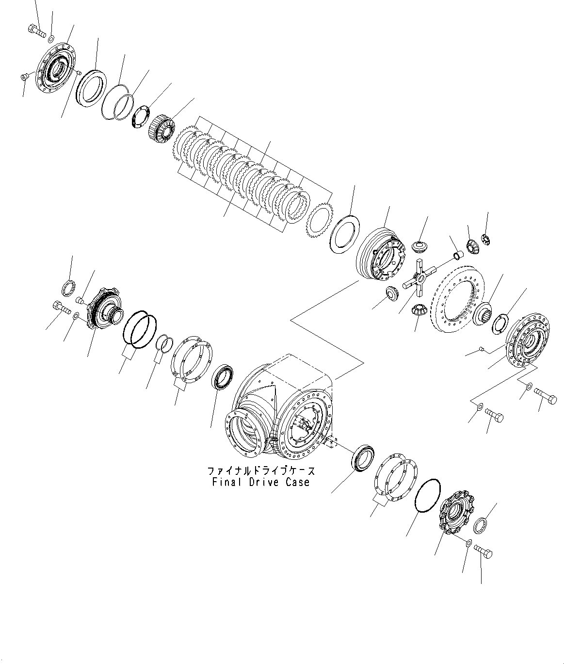Корпус в сборе 23C-22-51601 KOMATSU