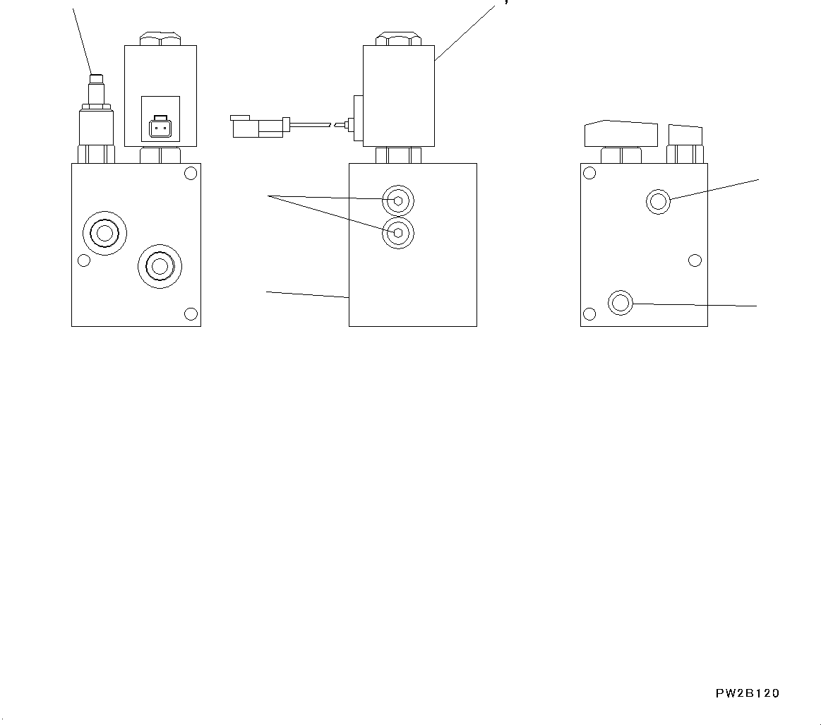 VALVE ASS'Y,SOLENOID 23B-22-32601 KOMATSU