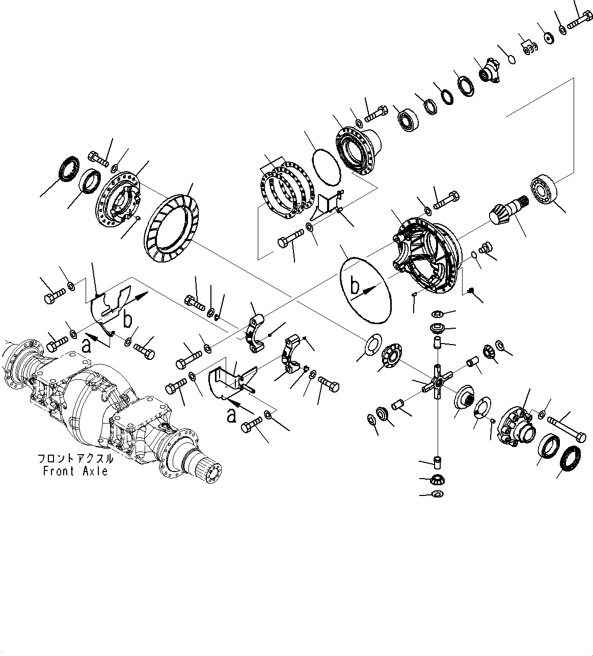 Дифференциал в сборе 425-22-31013 KOMATSU