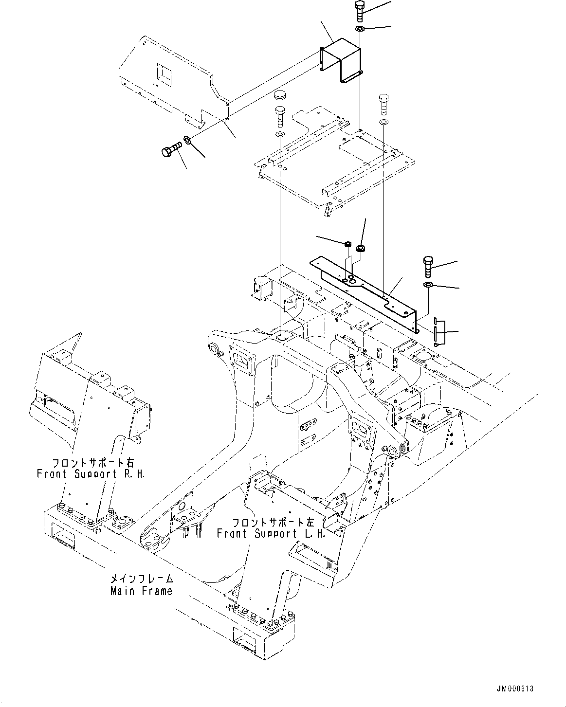 Guard(Platform Mounting,Guard,For Sandy and Dusty Terrain Arrangement) (569-92-88231) KOMATSU