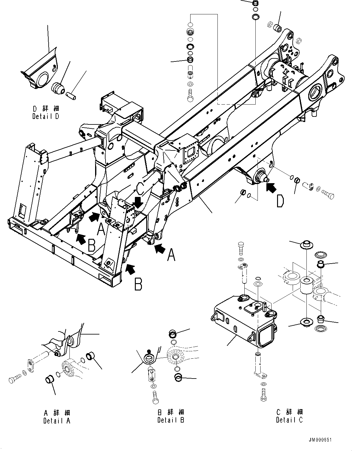 Рама (подузел) 561-46-82632 KOMATSU