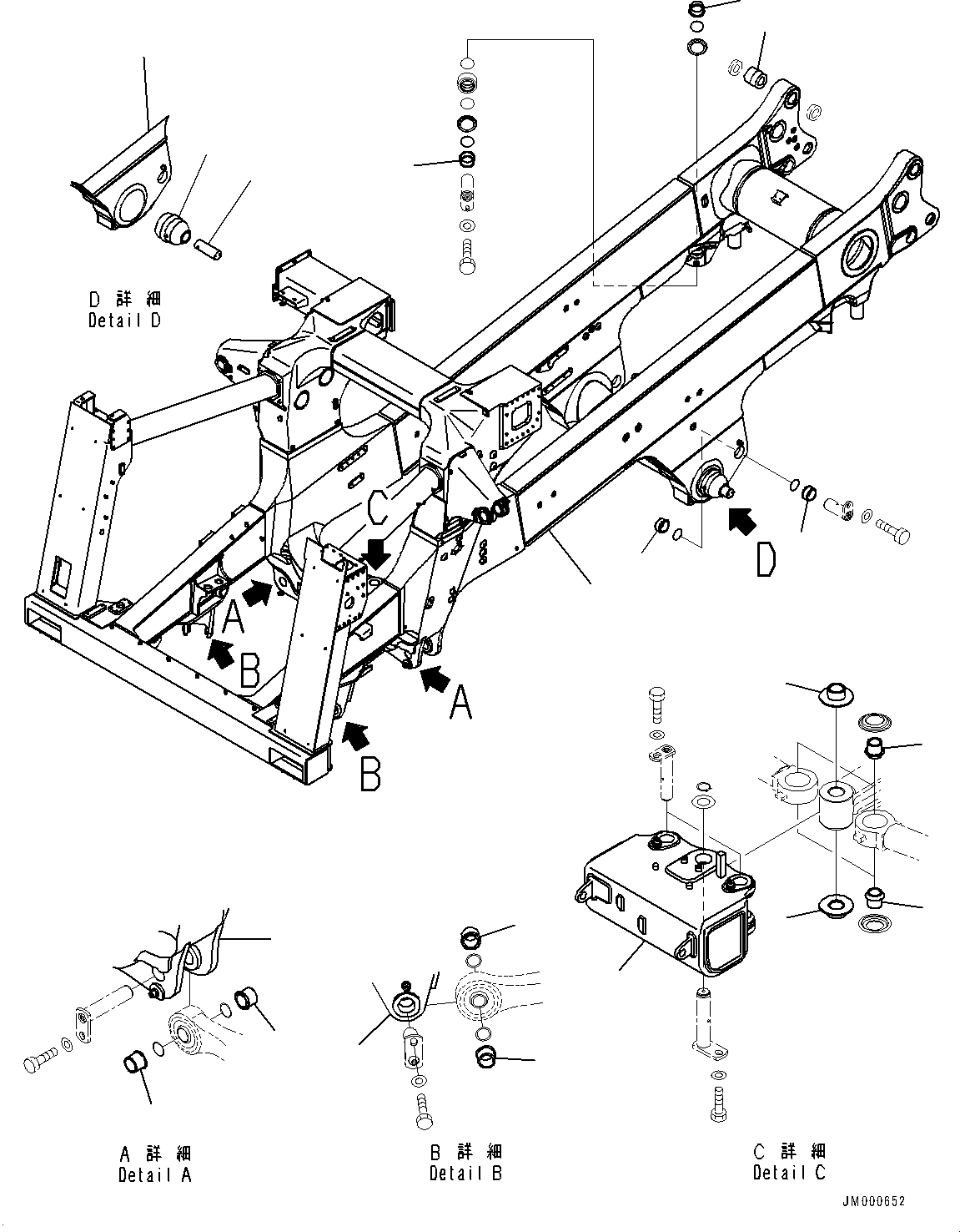Рама (подузел) 561-46-82641 KOMATSU
