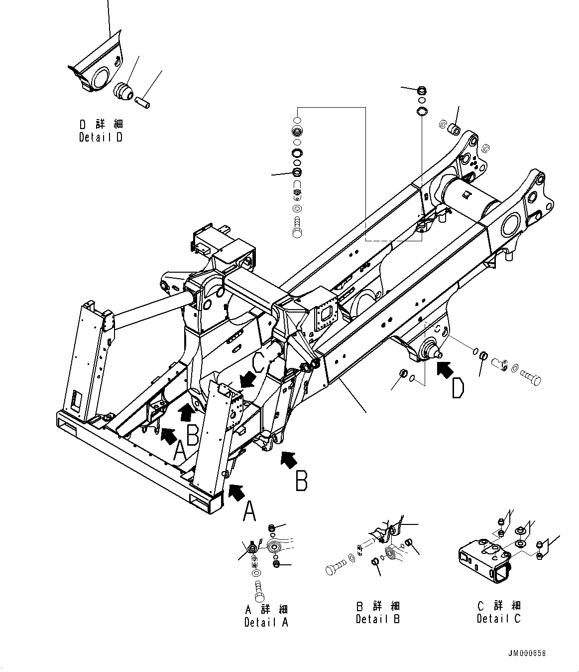 Рама (подузел) 561-46-82392 KOMATSU