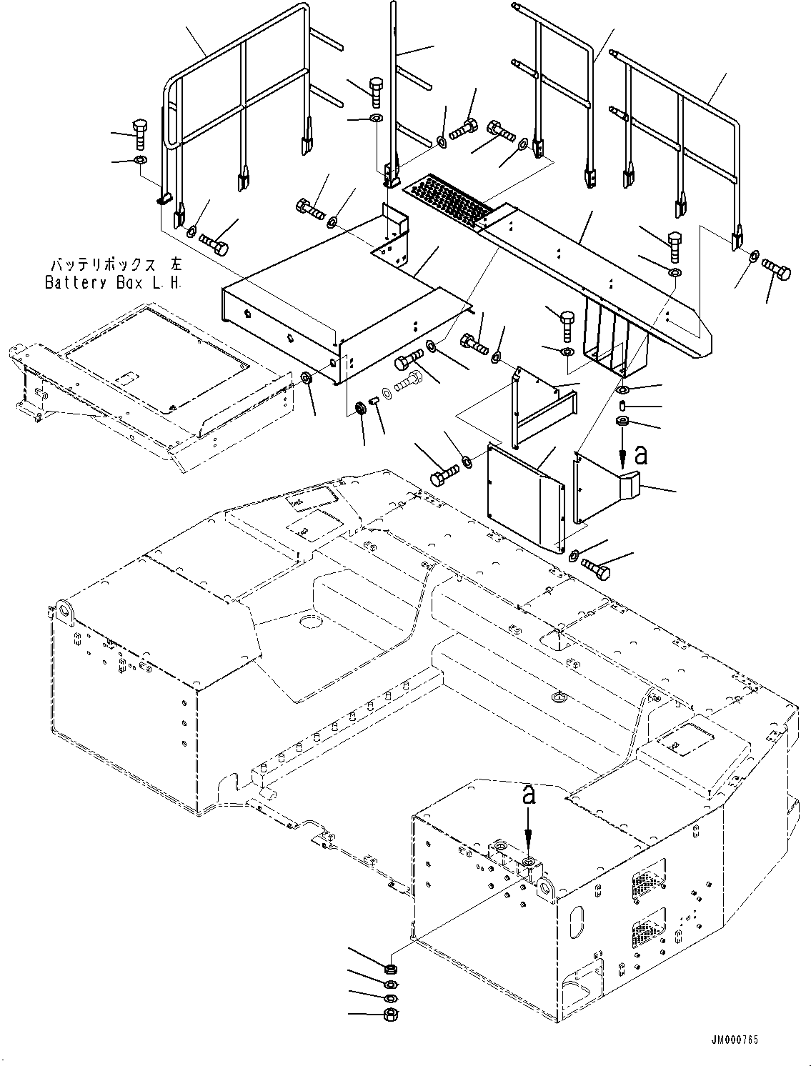 Поручень 42C-Z89-4850 KOMATSU