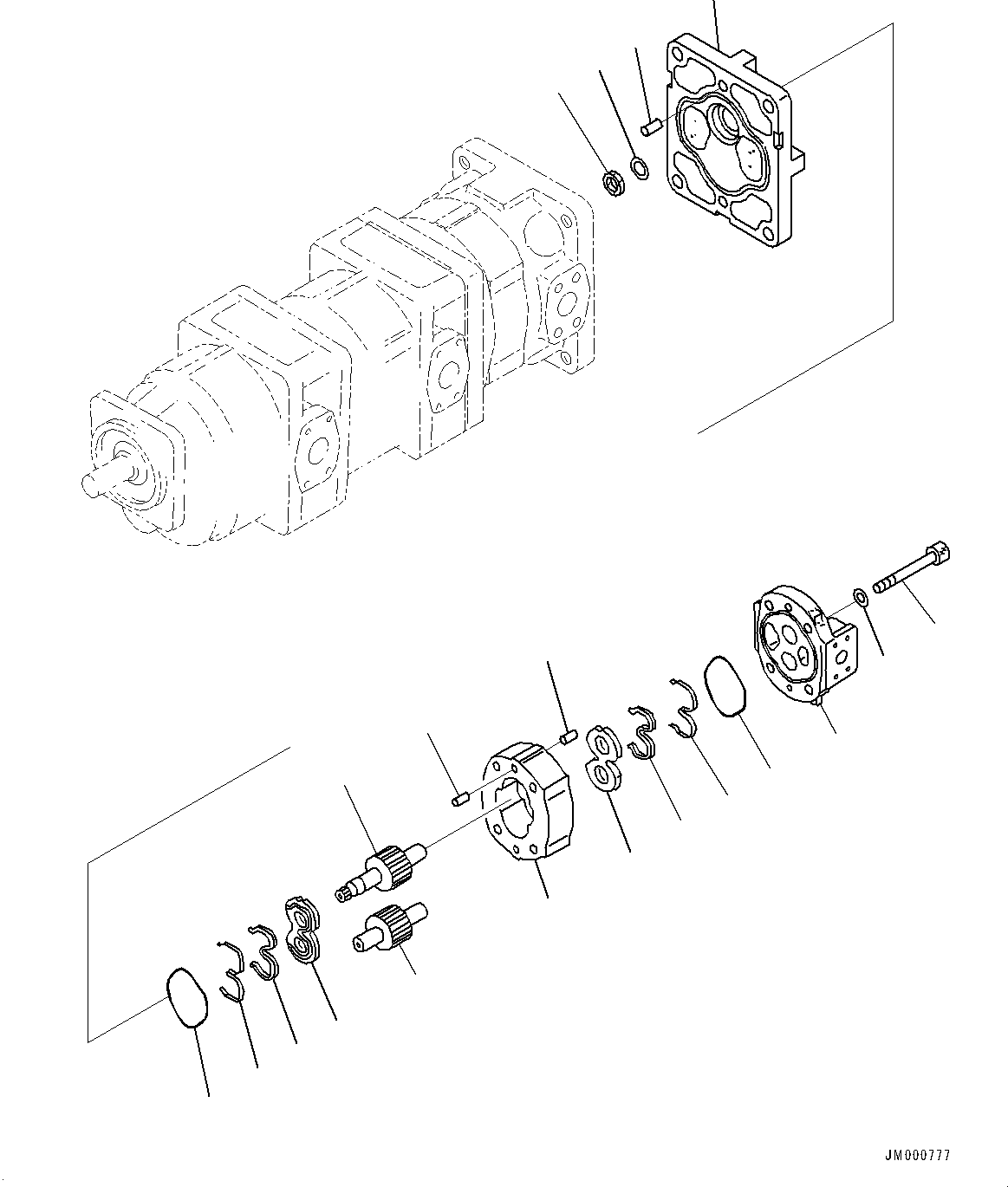 Корпус редуктора (705-17-32110) KOMATSU