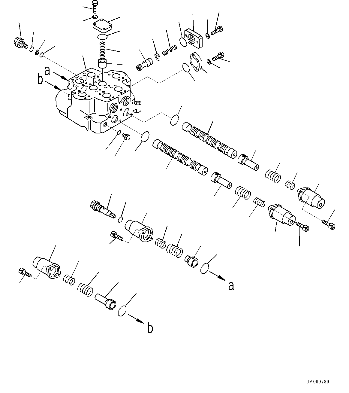 Клапан управления в сборе 709-12-15401 KOMATSU